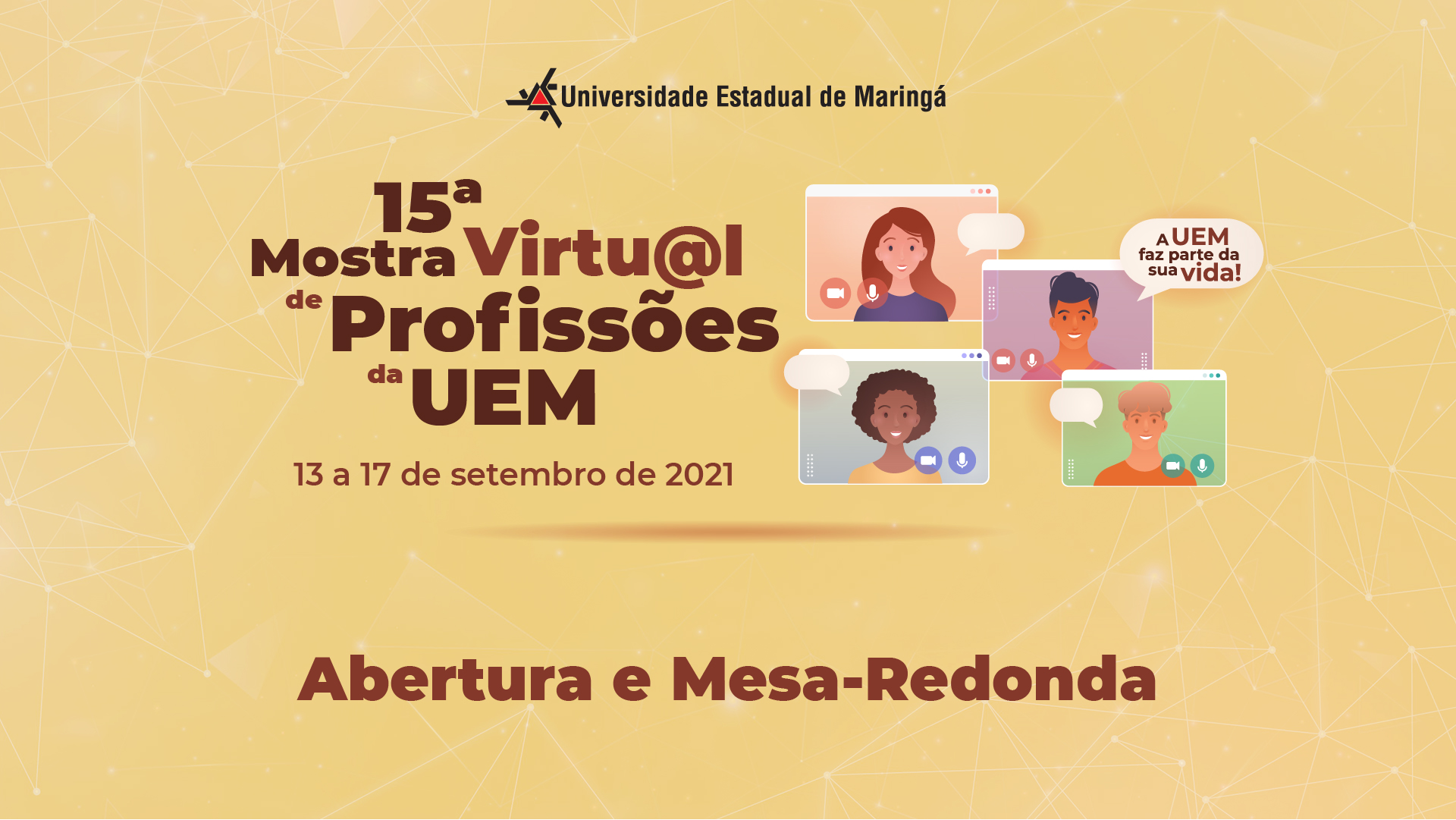 15ª Mostra de Profissões da UEM - 2021