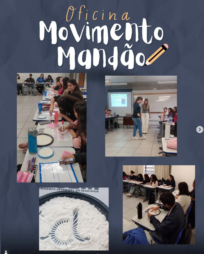 Foto 8 das ações realizadas do Pibid/UEM