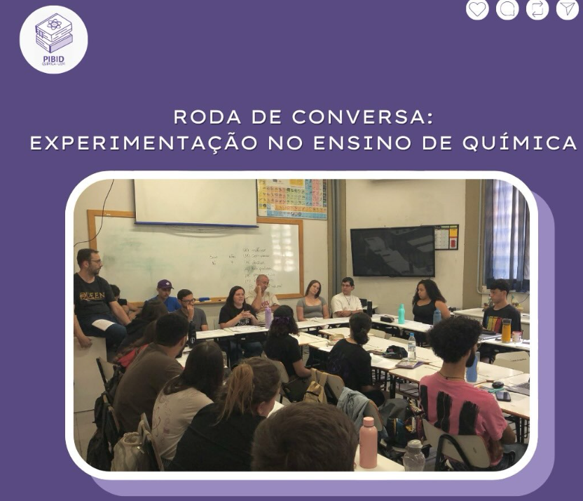 Foto 12 das ações realizadas do Pibid/UEM