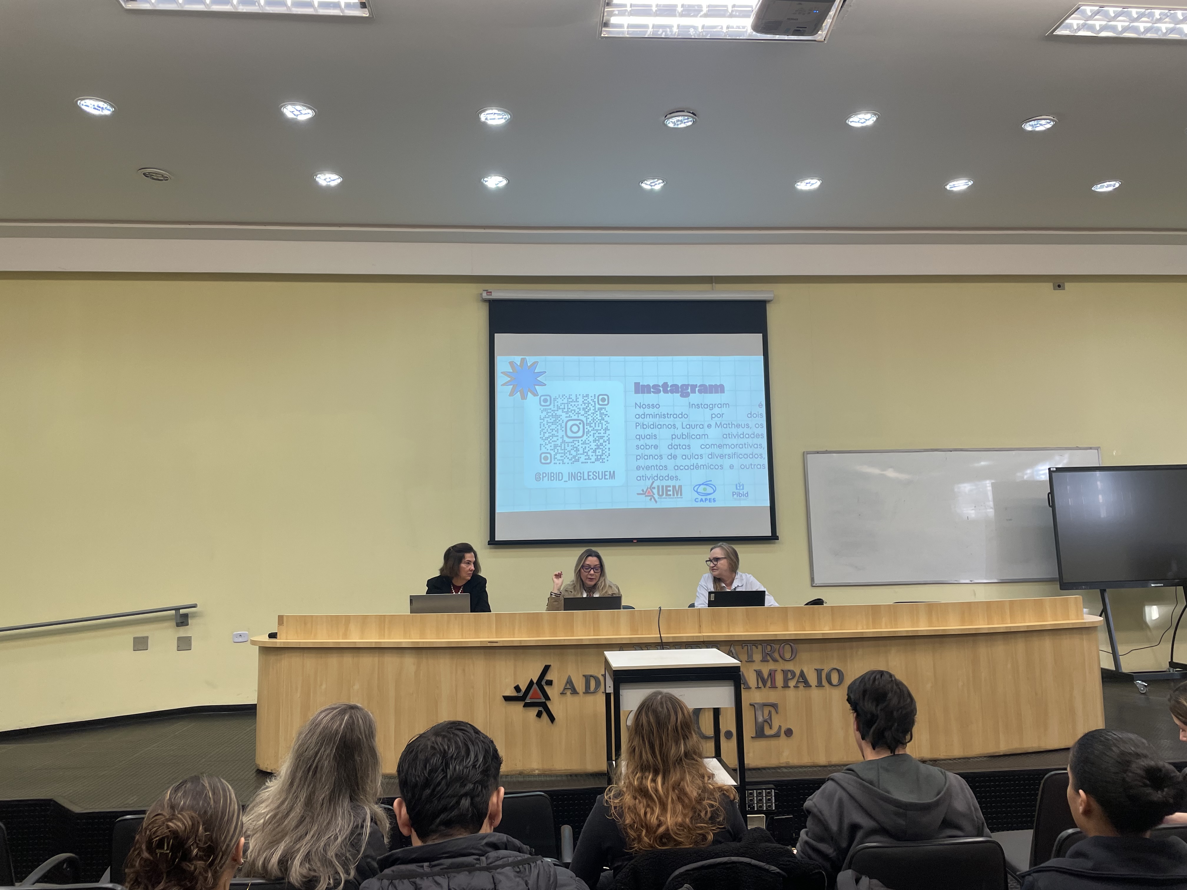 Foto 14 - Encontro de Integração e Avaliação do PIBID/UEM - 2026 - Subprojetos de Alfabetização Educação Especial, Pedagogia Refugiados e Letras-Inglês
